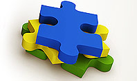 Pile of Puzzle Pieces Presentation Template