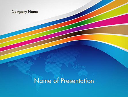 Colorful World Presentation Template, Master Slide