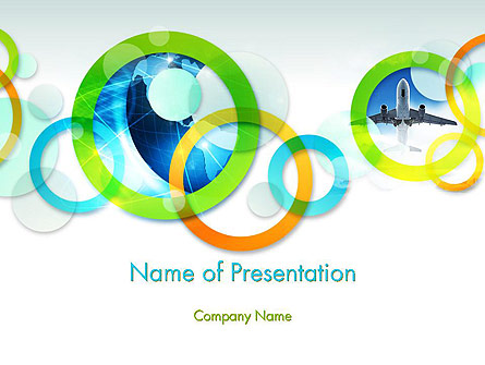 Cool Presentation with Rings Presentation Template, Master Slide