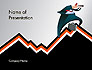 Businessman Climbing Graph slide 1