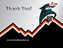 Businessman Climbing Graph slide 20