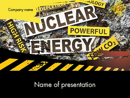 Nuclear Energy Debate Presentation Template, Master Slide