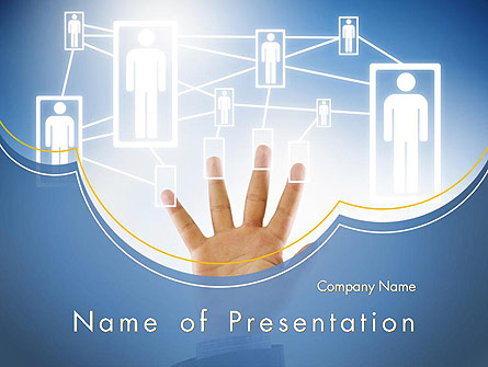 Human Resource Management System Presentation Template, Master Slide