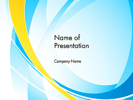 Abstract Intersections Presentation Template, Master Slide
