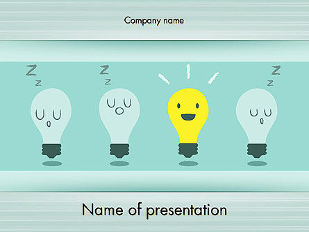Innovation and Creativity Presentation Template, Master Slide