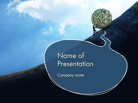 Financial Sisyphus Presentation Template, Master Slide