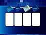 Glowing Blue Grid slide 18