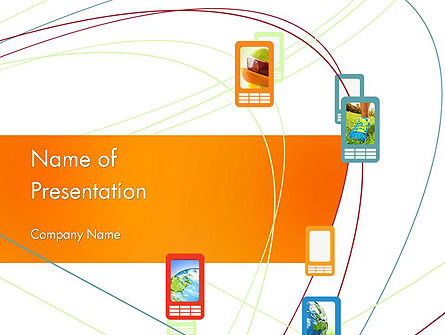 Smartphone Theme Presentation Template, Master Slide