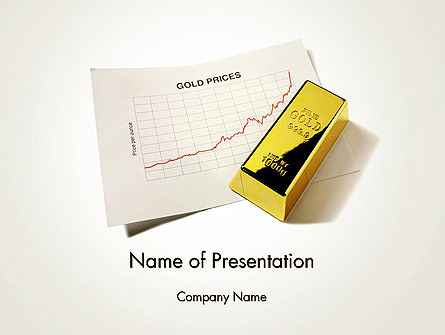 Gold Price Presentation Template, Master Slide