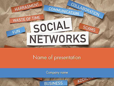 Crafting a Social Media Presentation Template, Master Slide