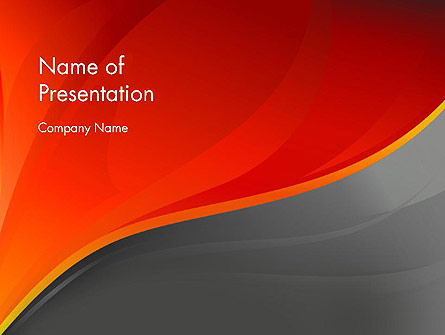 Red and Gray Presentation Template, Master Slide