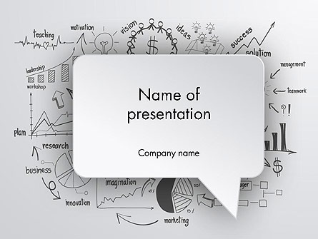 Business Plan Theme Presentation Template, Master Slide