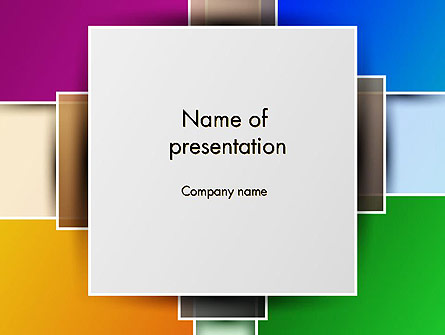 Colored Rectangles Presentation Template, Master Slide
