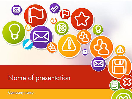 Colorful Icons Presentation Template, Master Slide