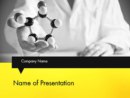 Chemical Presentation Template, Master Slide