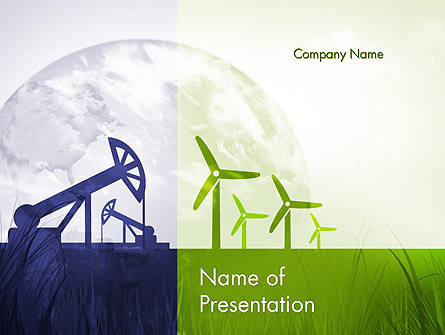 Renewable vs Nonrenewable Energy Presentation Template, Master Slide
