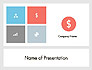 Minimalist Financial Presentation slide 1