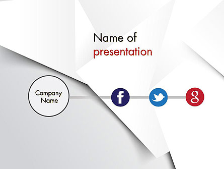 Minimal Company Presentation Presentation Template, Master Slide