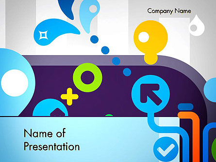 Mobile Content Presentation Template, Master Slide