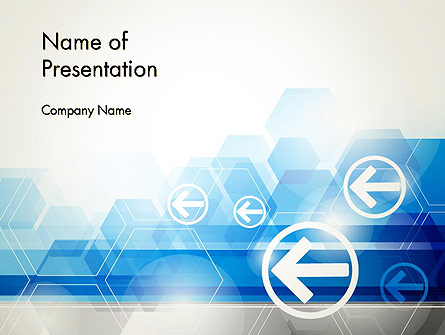 Gray Blue Business Background Presentation Template, Master Slide