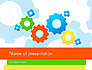 Cogwheels Colorful Theme slide 1