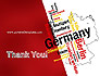 Germany Map and Cities Word Cloud slide 20