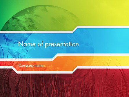 Pied Planet Presentation Template, Master Slide