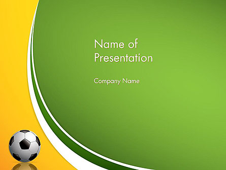 Soccer Theme Presentation Template, Master Slide