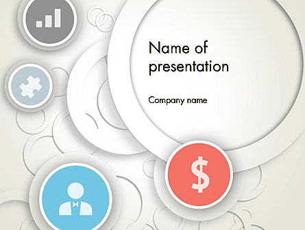 Circles and Icons Presentation Template, Master Slide