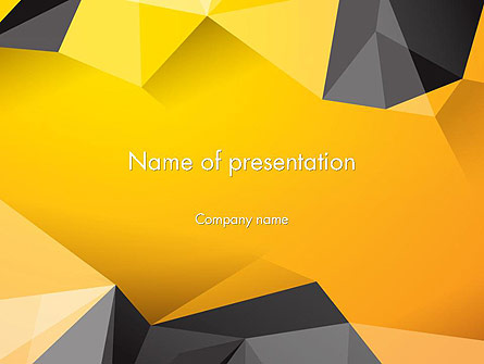 Polygonal Presentation Template, Master Slide
