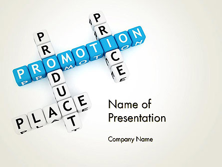 Promotion Strategy Presentation Template, Master Slide