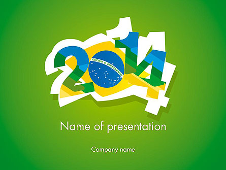2014 Brazil World Cup Presentation Template, Master Slide
