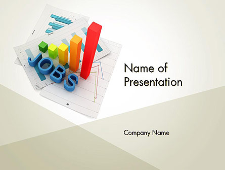 Job Growth Presentation Template, Master Slide