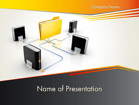 Data Backup Presentation Template, Master Slide