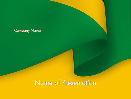 Piece of Cloth Folds Presentation Template, Master Slide