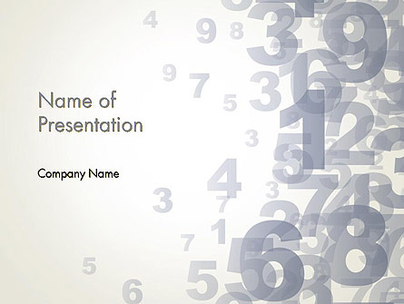 Numerology Presentation Template, Master Slide