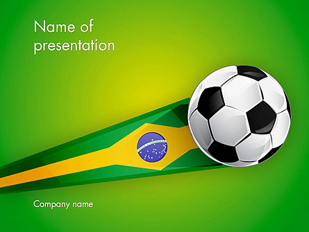 Brazilian Football Presentation Template, Master Slide