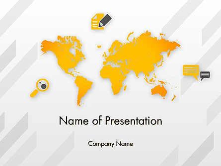 Orange World Presentation Template, Master Slide