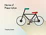 Bicycle Flat Icon slide 1