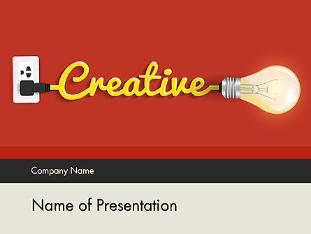Creative Content Ideas Presentation Template, Master Slide