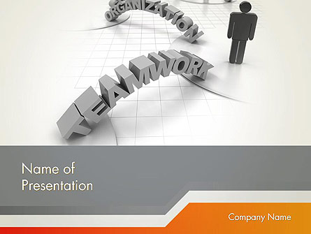 Teamwork Organization Presentation Template, Master Slide