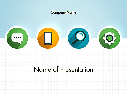 Presentation in Flat Design Presentation Template, Master Slide