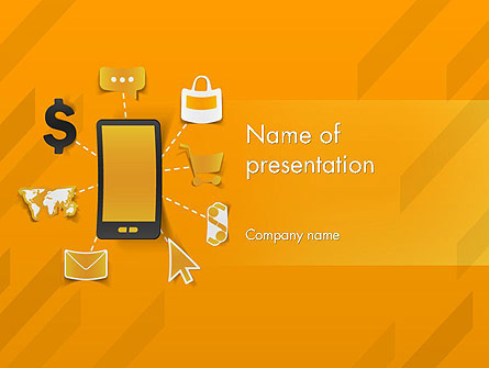 Mobile Solutions Presentation Template, Master Slide