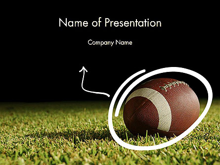 Super Bowl Party Presentation Template, Master Slide