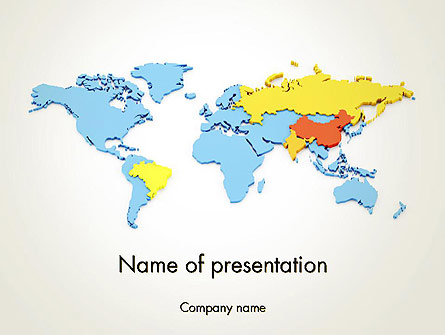 BRIC Countries Presentation Template, Master Slide