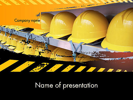 Safe at Work Presentation Template, Master Slide