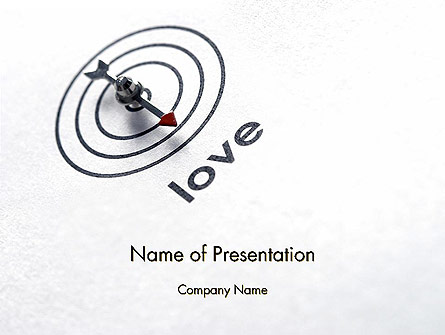 Falling In Love Presentation Template, Master Slide