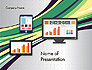 Stock Exchange Theme in Flat Design slide 1