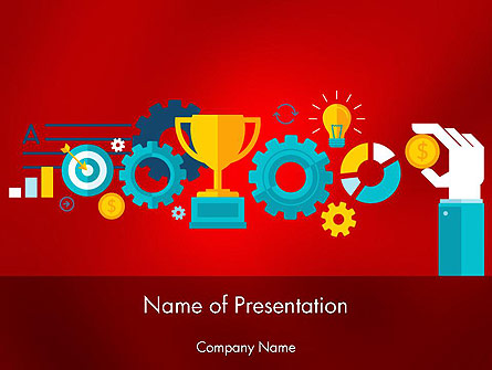 Winning Strategy Concept Presentation Template, Master Slide