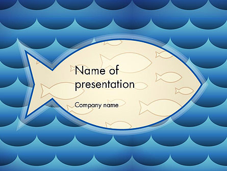 Fish Theme Background Presentation Template, Master Slide